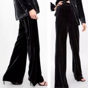 ZARA VELVET EFFECT PANTS - P2925